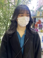 ゼスト 吉祥寺店(ZEST)&nbsp;【韓国ヘア】透明感ブルーブラック　zest吉祥寺　青木桜