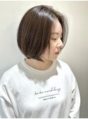 【FOLK】透明感グレージュ☆似合わせふんわり内巻きボブ♪