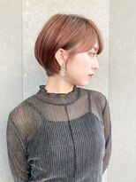 ロンド レグリーズ 立川(Lond leglise)&nbsp;ショート×顔周り×前髪×シルキーベージュ×グレージュカラー