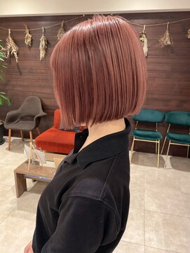 ジャム(Jam) 人気のミニボブ×秋色チェリーピンクカラー★中村大輔