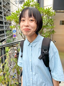 ビファインクーアヴェダ(Be fine coo AVEDA) ミニボブとデザインカット☆