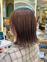 ロンドプランタン 恵比寿(Lond Printemps)&nbsp;大人かわいいヌーディーベージュ外ハネボブ