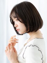 ドクターズ サロン ラブ(Dr's Salon LAB) 髪質改善シースルーバング大人ガーリーボブa古河20代30代40代