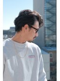 毛流れがあるメンズヘア/メンズパーマ