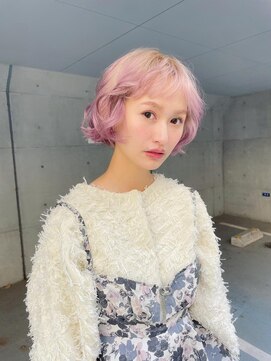 レコ 渋谷(LECO) ラベンダーピンクのハイトーンカラー