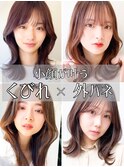 大人美人/外ハネボブ/春カラー/くびれミディアム/20代30代