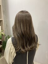 プレビア 上尾店(PREVIA)&nbsp;デザインカラー/レイヤーカット/ウェットヘア/オリーブベージュ