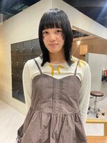 ヘアー アイス ルーチェ(HAIR ICI LUCE) グレージュ シルバーグレー レイヤーカット 顔周りカット/林