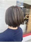 ボブ×髪質改善カラー