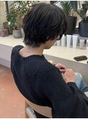 メンズカットパーマシースルーマッシュウルフYUKI