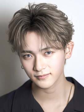 オーシャントーキョー 渋谷神南(OCEAN TOKYO) 韓国フェザーパーマメンズカット学割フェザーセンターパート