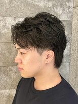 ニアウ 伊勢崎連取店(Niau)&nbsp;フェザーパーマセンターパートシャドウパーマ