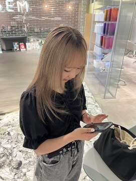 ジェム(GEM) 【hinana】大人気☆ミルクティーベージュ