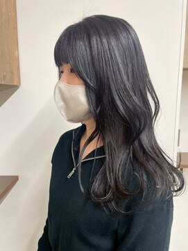 ベルクープス 天王寺店(Belle Coupes) 【Bellecoupes】黒染め風 ブルーブラック ダークグレー