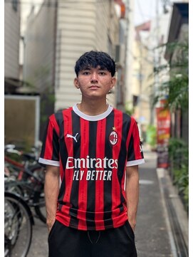 クフィア メンズフェード カンポ 天王寺(CUFFIA MENSFADE CAMPO) ナチュラルパーマ×ローフェード