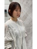 縮毛矯正×ボブ