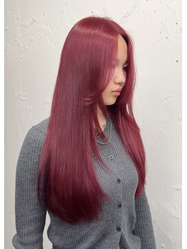 ヘアサロン エフ 渋谷(F) レッドカラー