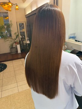 ナナナパレナ 梅田店(nanana parena) 梅雨のお悩みに◎ミネラルが内側まで浸透する縮毛矯正/透明感