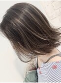 ☆grow 渋谷☆3Dハイライトの外ハネショートボブ