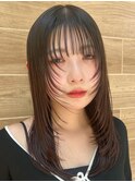 顔周りレイヤーフェイスレイヤー小顔レイヤー 