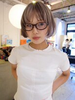 ルーム(Loom.)&nbsp;high&low mix デザインコントラストハイライト　デザインボブ