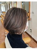 ハイライトボブスタイル