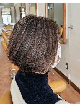 アントリール 仙川店(entrir) ハイライトボブスタイル