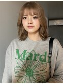 定番 ハイトーンベージュカラー