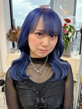 リル 溝の口(LiL) ブルーカラー【溝の口/ブリーチ/ダブルカラー/ヨシンモリ】