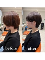 ガリカ 両国(Gallica)&nbsp;コンパクトショート×グレーブラウンカラー