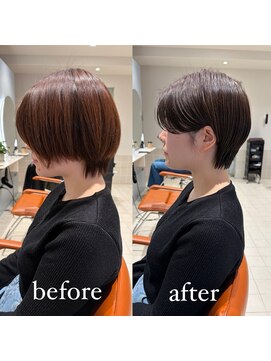 ガリカ 両国(Gallica) コンパクトショート×グレーブラウンカラー