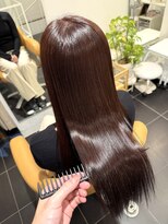 ピークスヘア(peaks hair)&nbsp;髪質改善カラー 髪質改善トリートメント ボルドーカラー 美髪