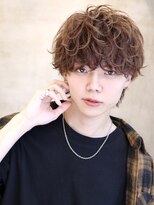 カヴァルバイクロト(KAVAL by KUROT)&nbsp;マッシュウルフ/シャドウパーマ//ブラウンカラー