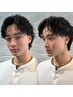 【men's限定　colでイメチェン☆】デザインパーマ＆カット 
