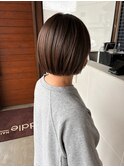 艶感ミニボブ×切りっぱなしボブ