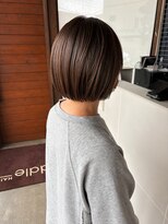 リドル ヘアー 駒生店(Riddle HAIR) 艶感ミニボブ×切りっぱなしボブ