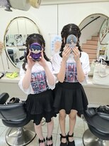 ビューティサロン東京堂&nbsp;編み込みツイン～双子ヘア