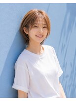 ユニット 蕨西口店(UNIT)&nbsp;レイヤーボブ髪型20代30代40代50代前髪あり前髪なし面長丸顔蕨駅