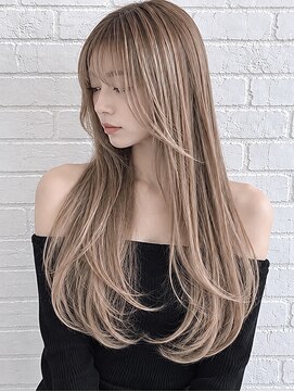 インデックスヘアーユー 錦糸町店(in'dex hair - U) 錦糸町×ミルクティーベージュ 透明感ミルクティーベージュ韓国