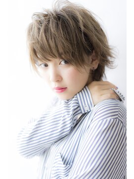 ザ シー 海老名(The C) グレージュショート・小顔になれる美容室　ザシーバイアフロート