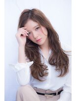 シュシュット(chouchoute)&nbsp;大人かわいいベージュ系ワンレンヘルシーロング