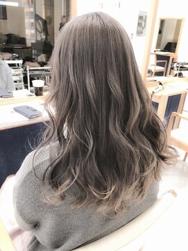 デイズ(days) ミルクティーアッシュベージュデザインカラー☆ブリーチWカラー