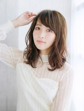 ヘアメイク ナル(hair make nalu) 透け感たっぷりのグレージュカール