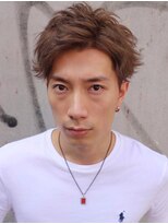 オムヘアー (HOMME HAIR) 【HOMME HAIR 稲田】 サイドパート ショート スタイル