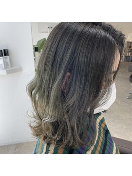 オレンジ 十三店(ORANGE) ブリーチ毛でも色持ち重視！カーキグレージュ