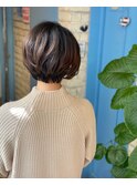 くせ毛を生かしたショート