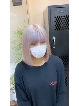 イエナ 渋谷(IENA) ホワイトカラー×前髪ラベンダー