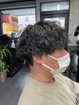 レベル 葛西店(LEVEL) 波巻きスパイラルパーマ 波巻きパーマ マッシュ 葛西メンズ