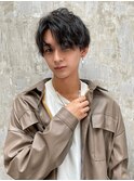 アップバングミニショートウルフ