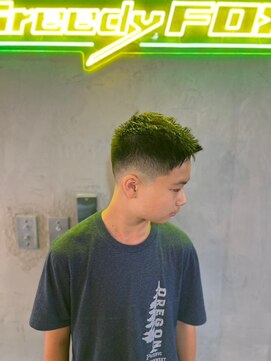 グリーディーフォックス 代々木(Greedy FOX) アップバング/ツーブロックマッシュ/束感/波巻き[シェービング]